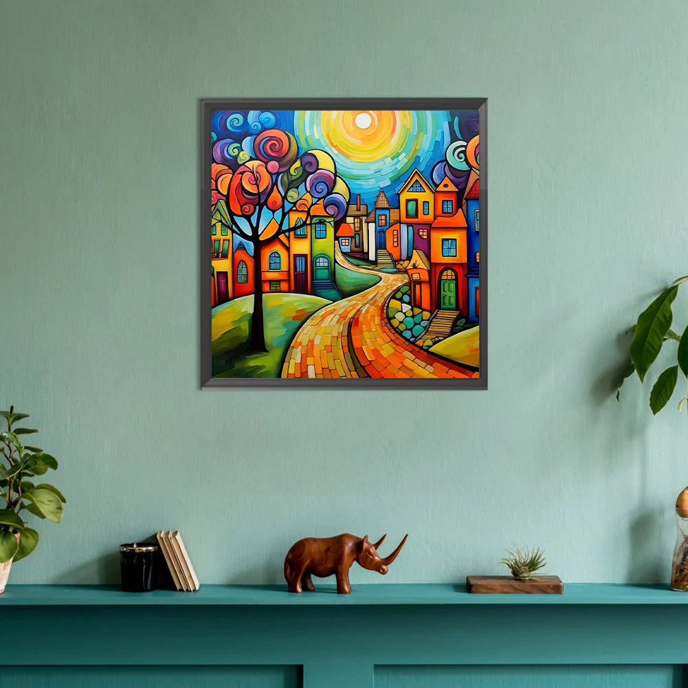 New 5D Diamond Painting Street Shops