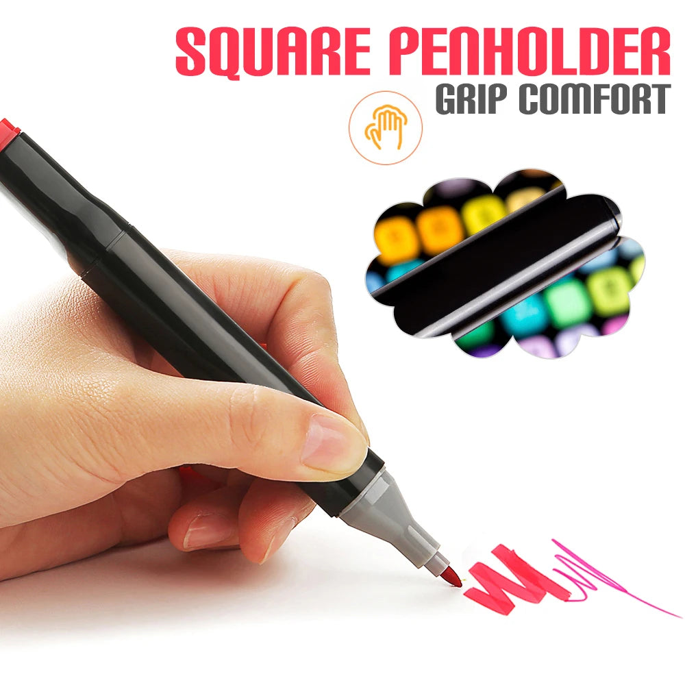 80 Markers Set, Mixed Color, Art Supplies.