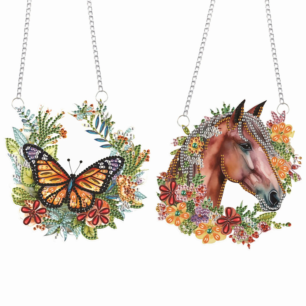 2Pccs Colorful Animal Diamond Painting Kit