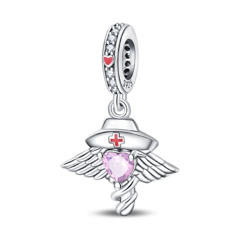 Original 925 Sterling Silver Charm Beads Medical Series