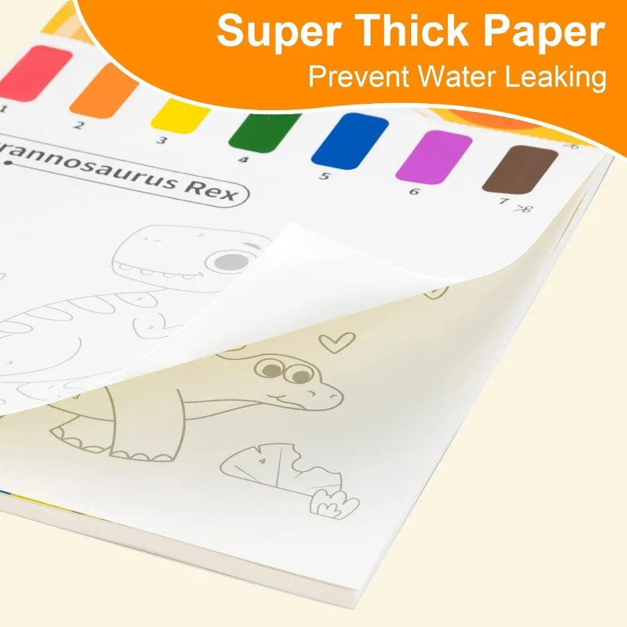 Interactive Watercolor Painting Books for Toddlers Fun Toys