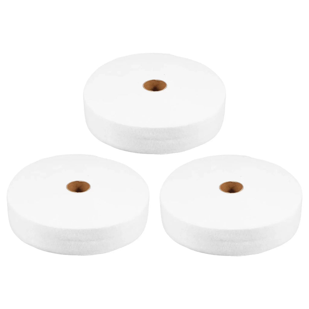 3 Rolls Jelly Roll Batting Strip 2 1/4 Inch Cotton Blend Batting on a Roll, Flexible