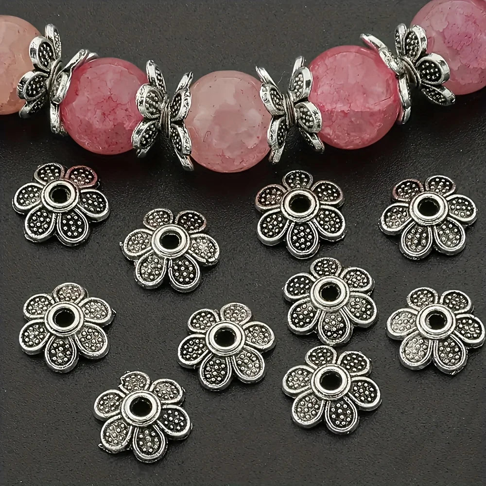 392pcs Alloy Bead Caps, Suitable As Materials for DIY Jewelry Making.