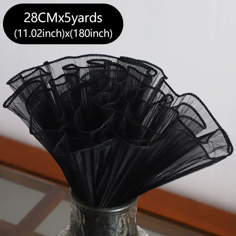 5Yards Bouquet Wrapping , Florist Packaging Lace Mesh