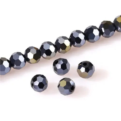 Round Spacer Glass Beads For Jewelry Making DIY Accessories