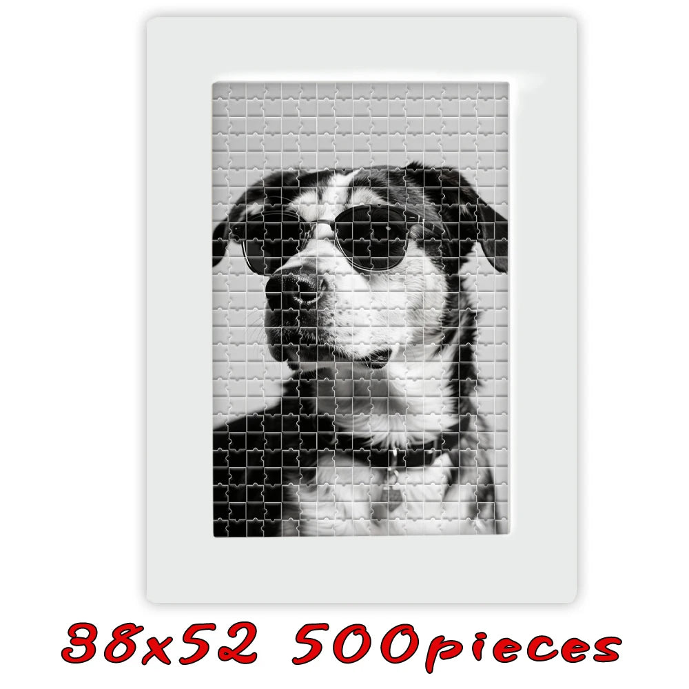 【Custom Framed Wooden Puzzles, Custom Graduation Photo Puzzles as Gifts, Personalized, Multiple Color Sizes Wooden Frames, Gifts