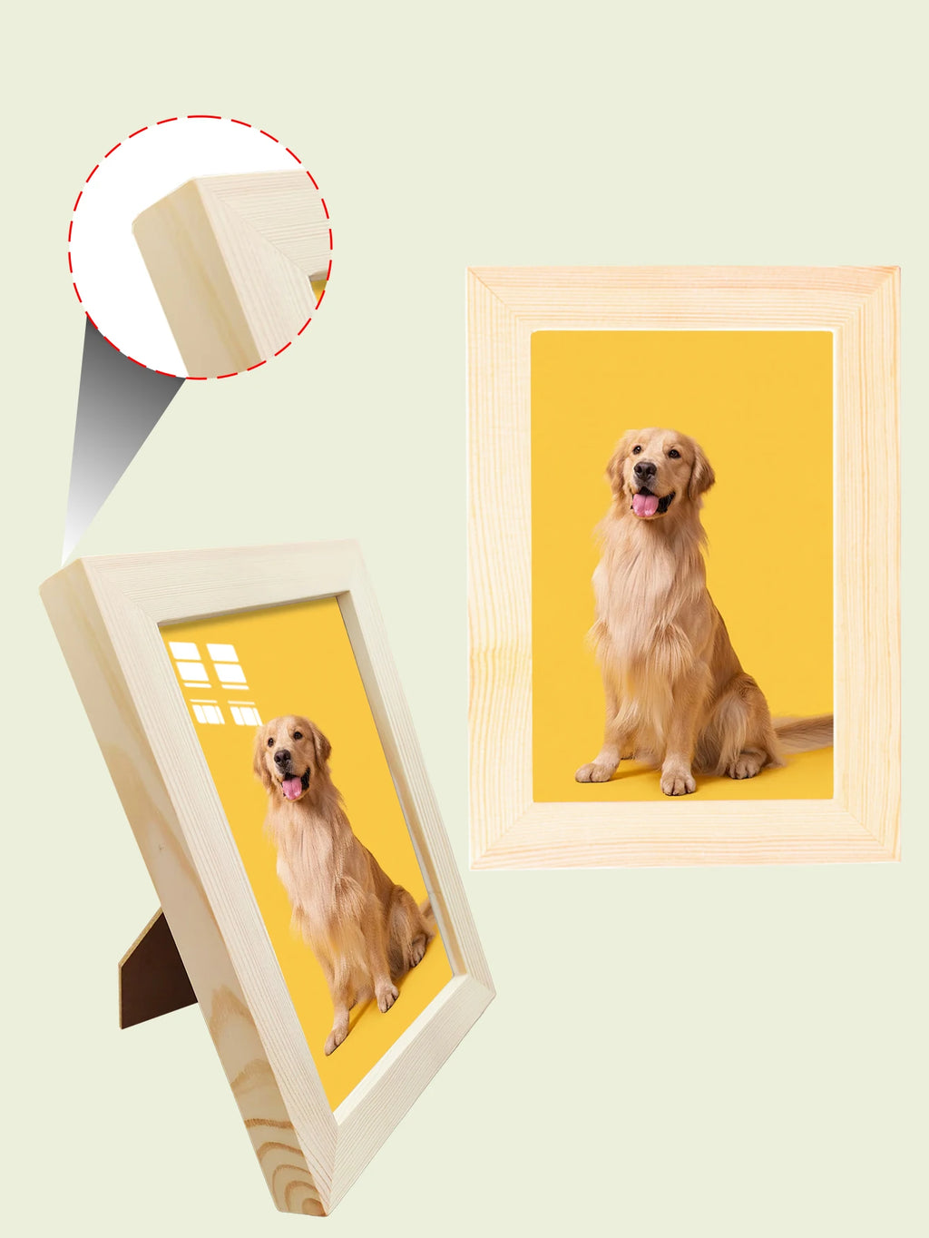 1pc custom photo frame, Multiple size options Can be wall-mounted picture frames, Personalized commemorative gift home decorations