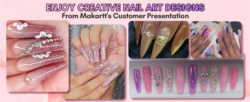Nail Rhinestone Glue Set - for 3D Art Design Super Strong Adhesive