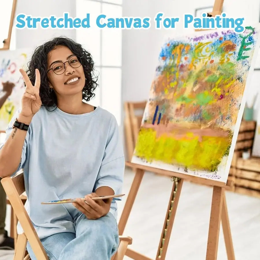 stretch canvas for painting,, 3Pack Large Canvas for Painting.