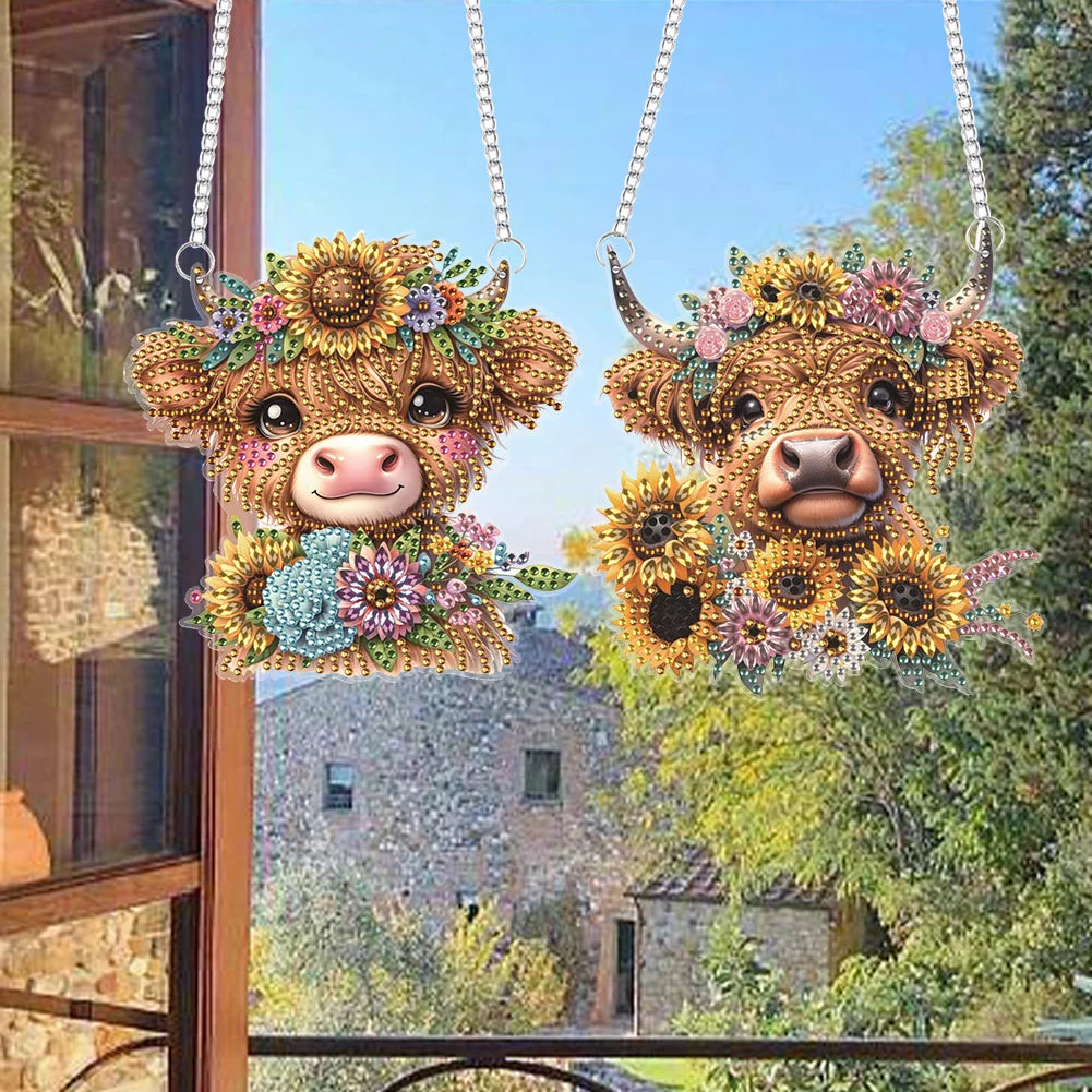 2Pccs Colorful Animal Diamond Painting Kit