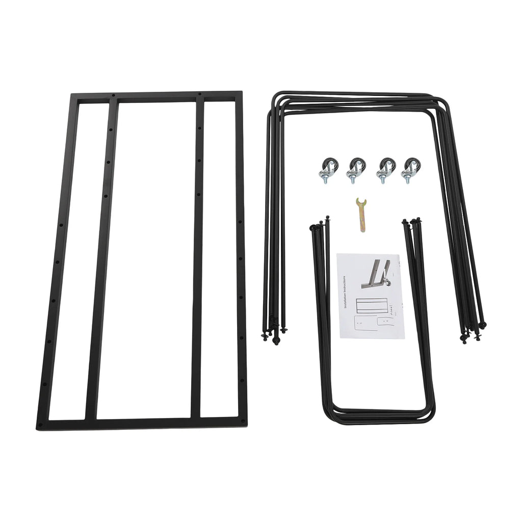 9 Slots Art Drying Painting, Art Storage Rack with Wheels
