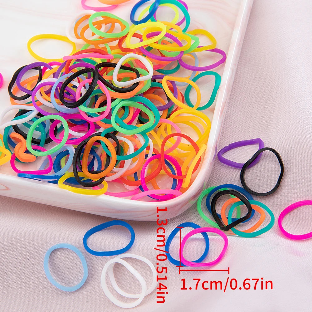 Bracelet Making Kit with Crochet Hook DIY Rubber Band Woven Bracelet