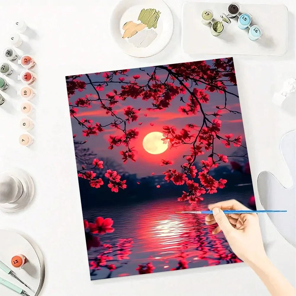Landscape Diy Art Paint By Numbers For Adult Scenery