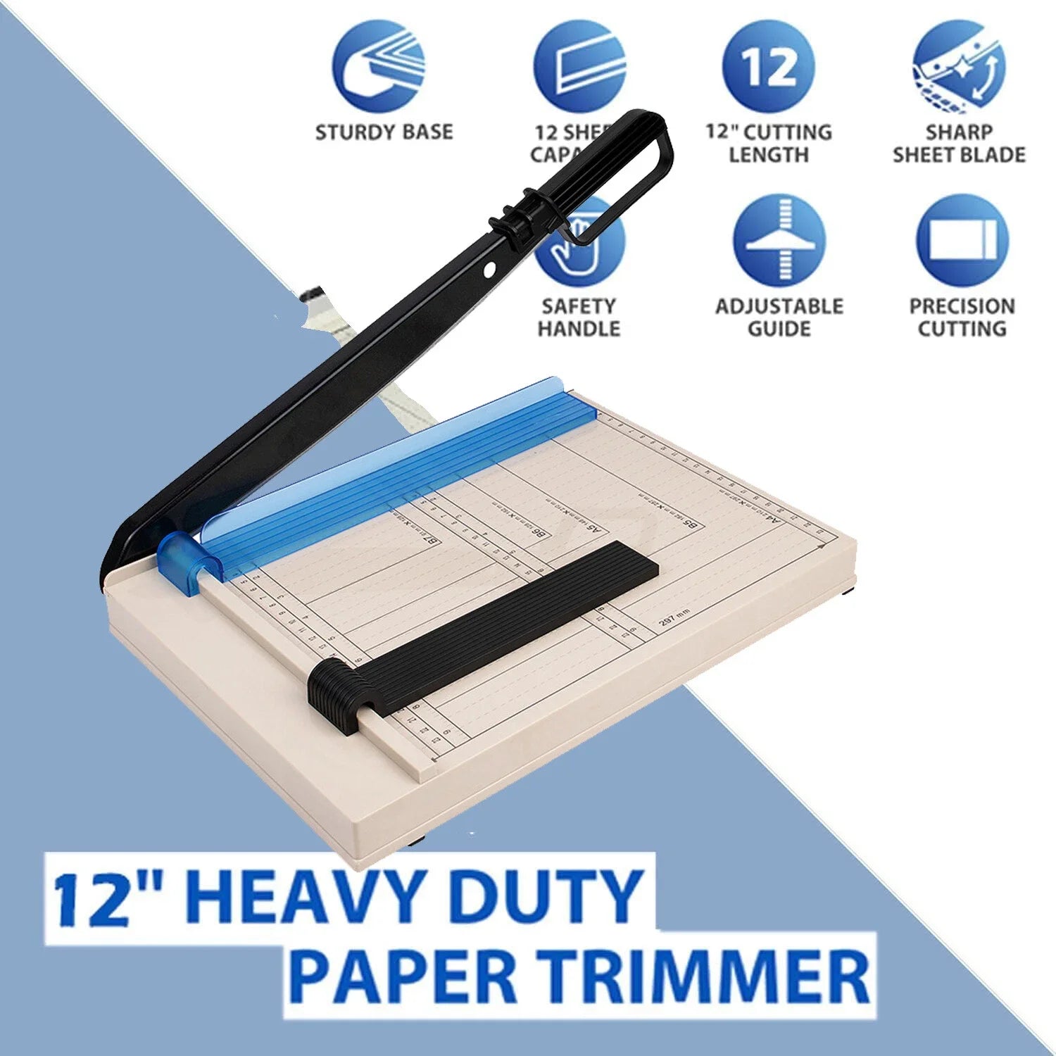 Multi-function Paper cutter, Trimming Knife Manual Office Supplies