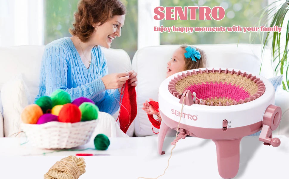 40 Needle cranked knitting machine Smart Knit Loom Machine , Manual