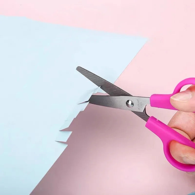 1pc cartoon safety scissors for kids diy craft cutouts