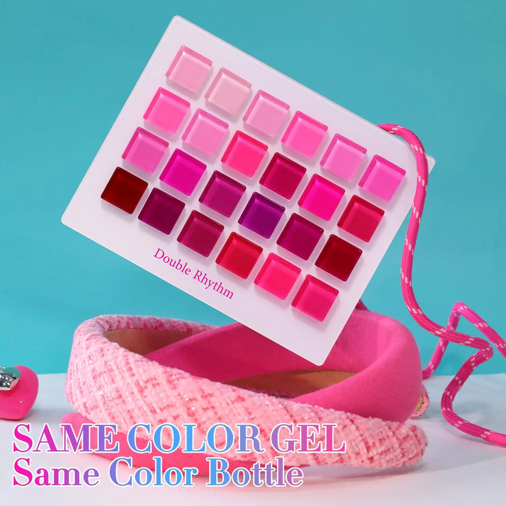28Pcs Gel Nail Polish Set with Base & Top Coat, Soak Off, UV/LED Cured for DIY Manicure at Home