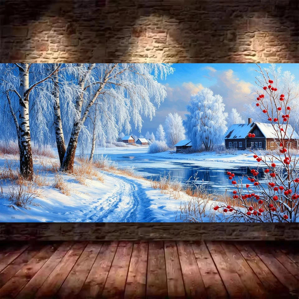 Beautiful Forest Scenery Picture DIY Diamond Painting Cross Stitch Full Drill Diamond Mosaic New Collection Home Decor