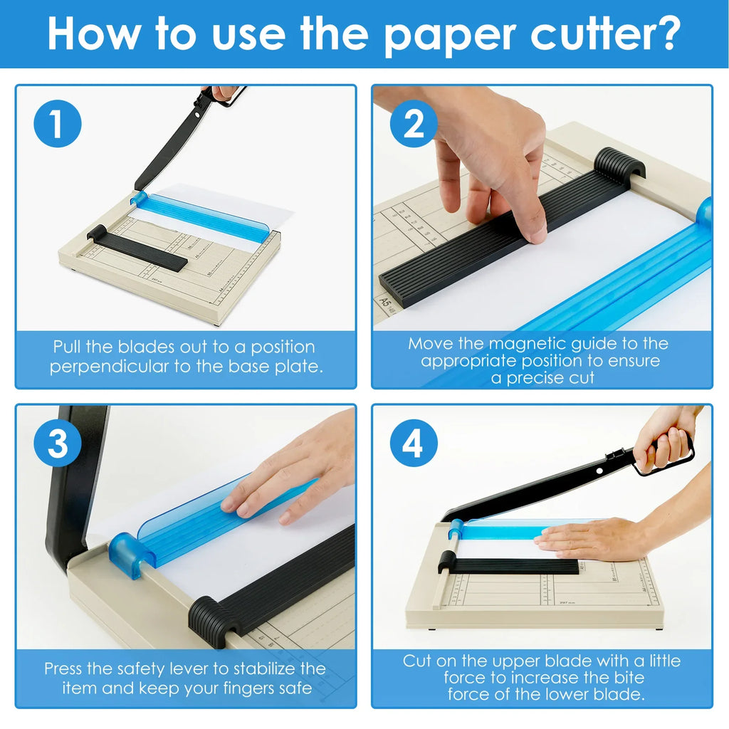 Multi-function Paper cutter, Trimming Knife Manual Office Supplies