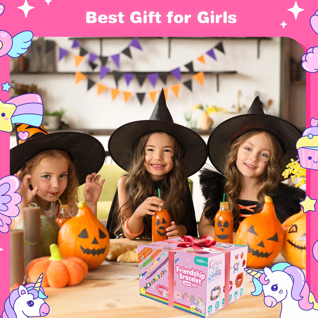 Bracelet Making Kit for Girls Rubber Band Friendship Bracelet