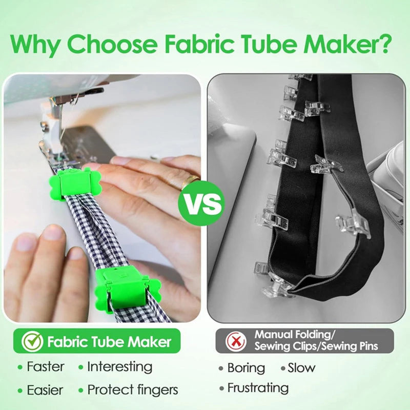 Fabric Tube Maker For Fabric Roll Rugs Bias Tape ,Suitable For Fabric