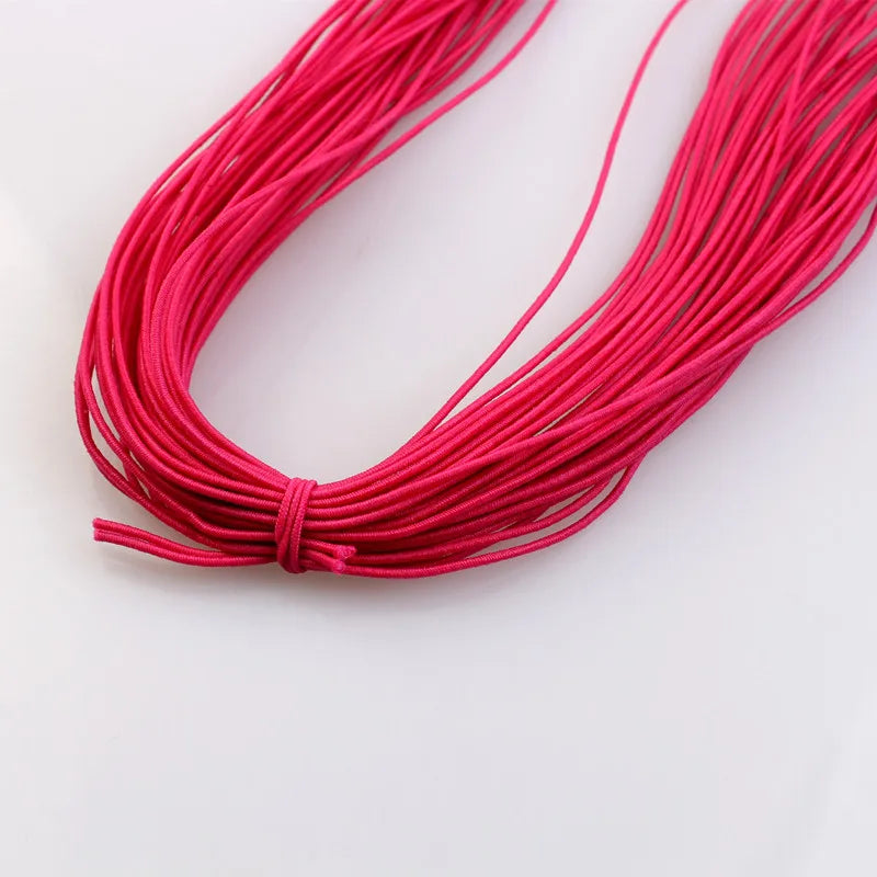 Braided Elastic Cord Beading Threads Stretch String  Crafting Cords