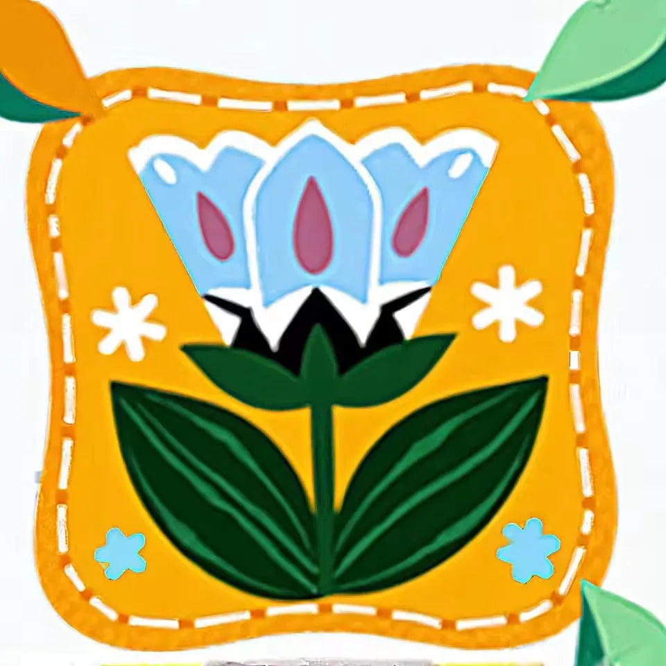 5D DIY Diamond Painting Cartoon Flowers Diamond Embroidery Handmade Wall Art Home Decor.