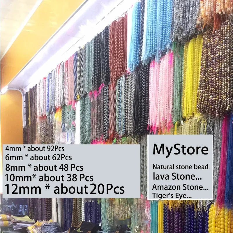 1 strand/lot 4/6/8/10/12mm Natural Aquamarin Agat Stone Beads