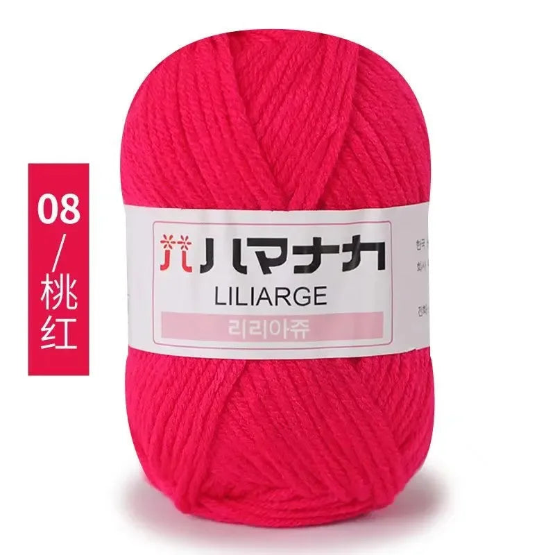 Milk Sweet Soft Cotton Baby Knitting Wool Yarn Thick Yarn
