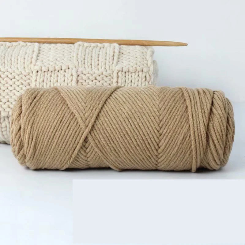 8-strand Cotton Select Yarn 100g, Light Worsted Thick Yarn For DIY Knitting Baby Wool Crochet Scarfcoat Sweater Weave Thread