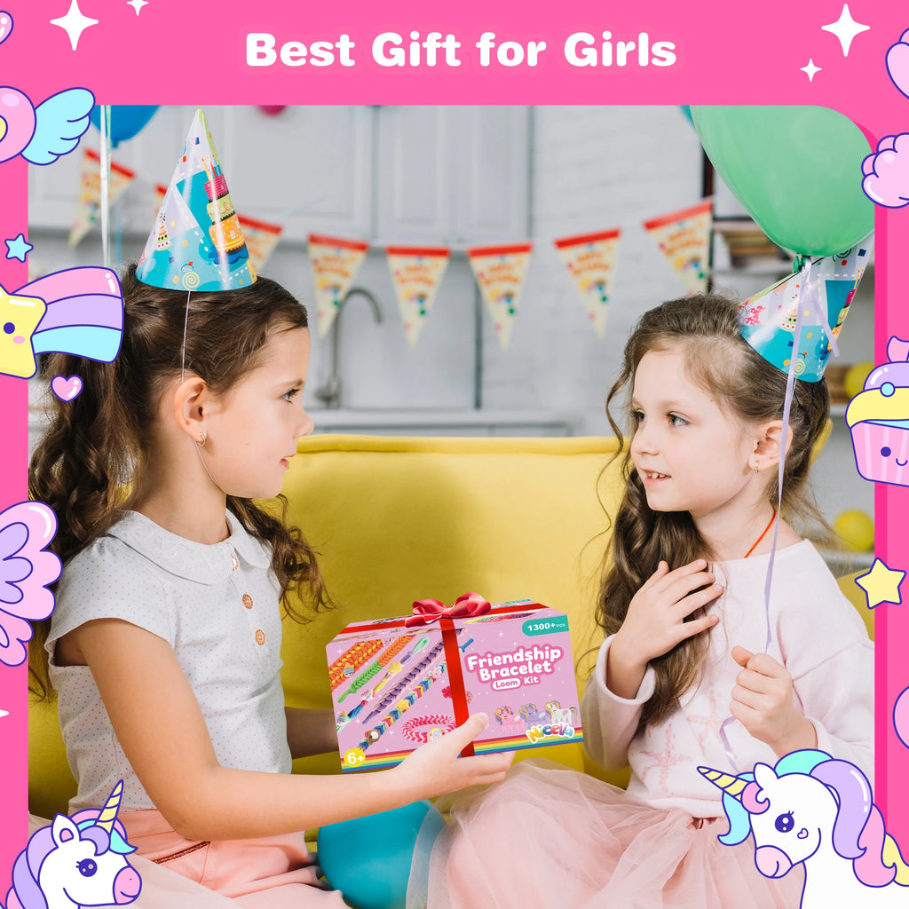 Bracelet Making Kit for Girls Rubber Band Friendship Bracelet