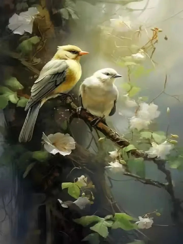 5D Diamond Painting Set Hummingbird Flower Bird Art Embroidery Home Wall Decoration Gifts.