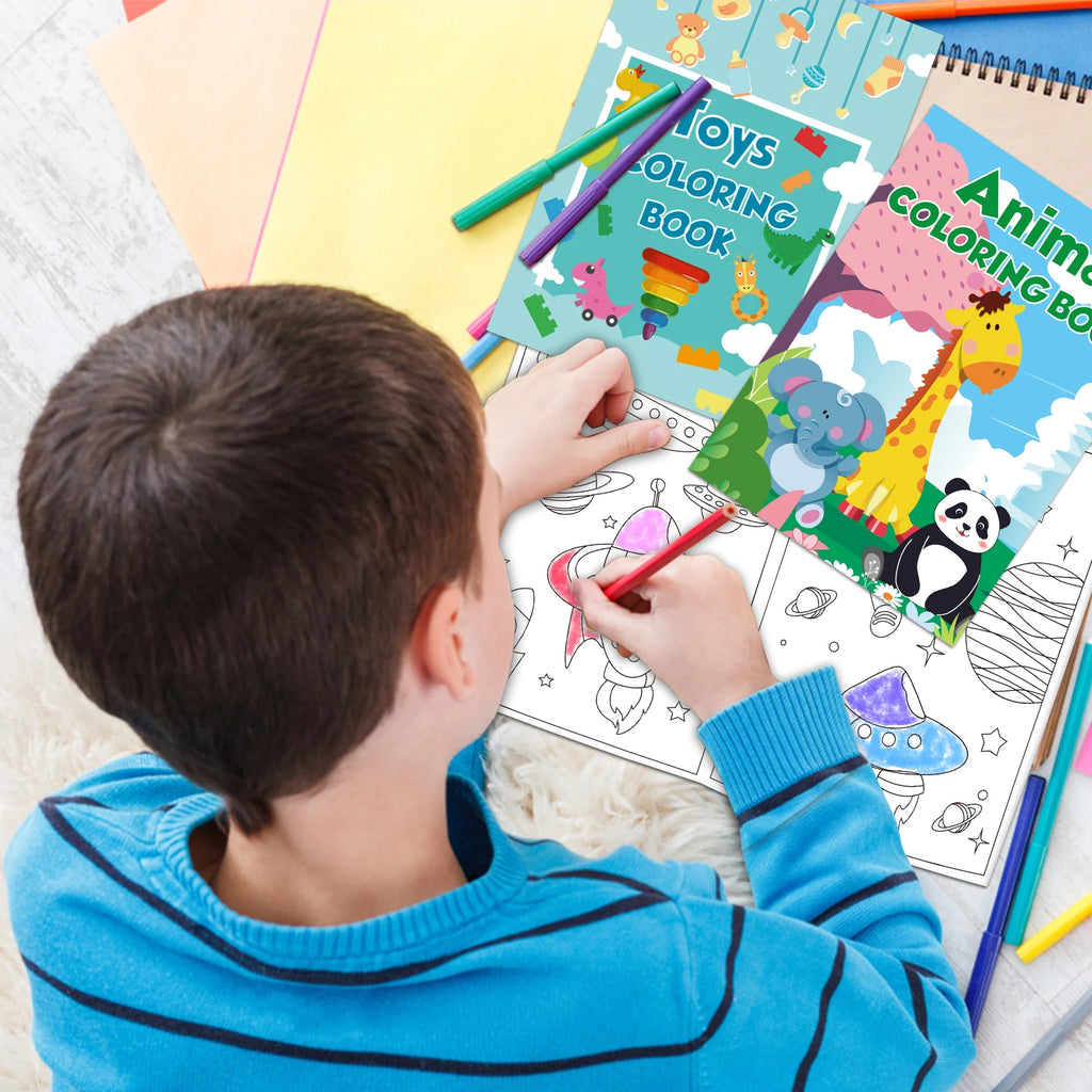 48 Pack Small Coloring Books for Kids Ages 4-8, 8-12, Bulk Coloring Books for Kids, Kids Birthday Party Gifts Classroom