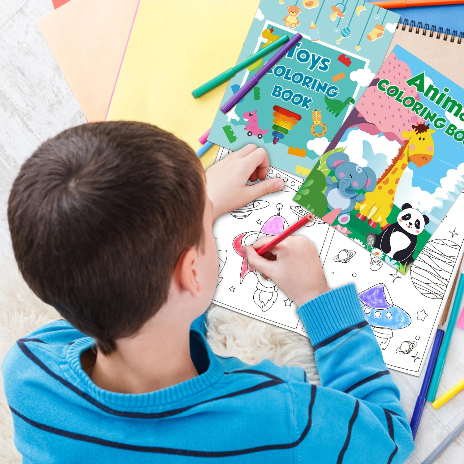 48 Pack Small Coloring Books for Kids Ages 4-8, 8-12, Bulk Coloring Books for Kids, Kids Birthday Party Gifts Classroom