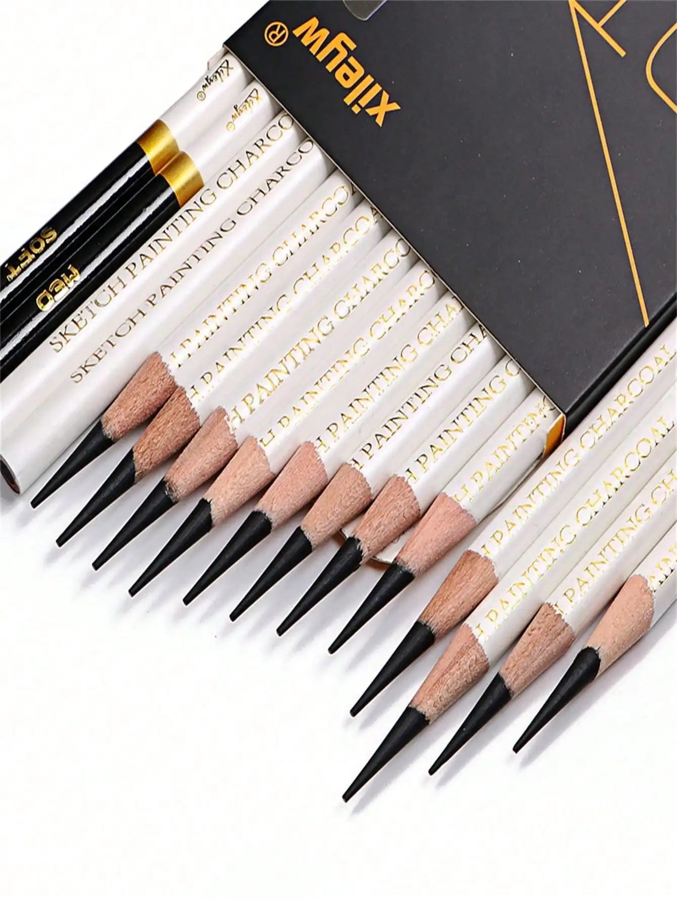 Sketch Charcoal Pencil Set,  Art Supplies Back To School