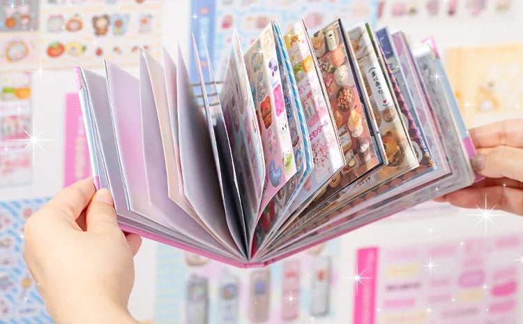 72Pcs/bag Good Mood Maker Cut Film Sticker Book