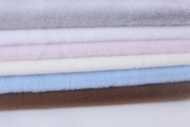 Plush Encryption Thickening fabric solid Solf Atrtificial