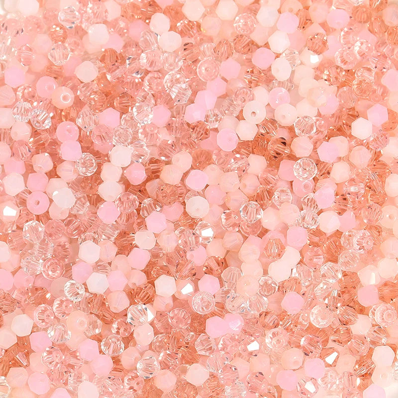 200pcs/Lot Mixed Color  Bicone Beads for Jewelry Making