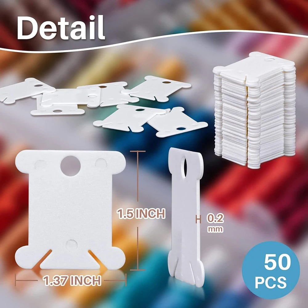 Plastic Embroidery Floss floss Organizer for Cross Stitch Yarn Bobbin Winder  Thread Storage