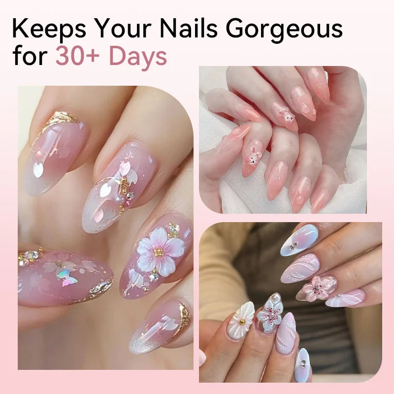 Clear Non-Stick Gel Nail Polish 5D Shaping/Sculpting/Carving Hard Gel DIY Nail Art at Home