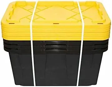 Extra Strong 27 Gallon,great for arts and crafts storage. Storage Bin (4pack)