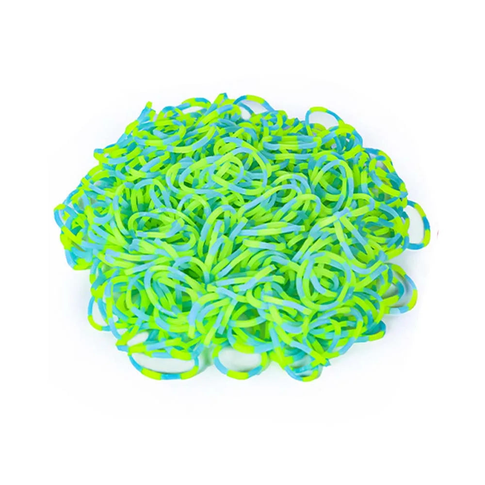600pcs Loom Rubber Bands Kit Bracelet Making Kit for Kids Elastic Weaving