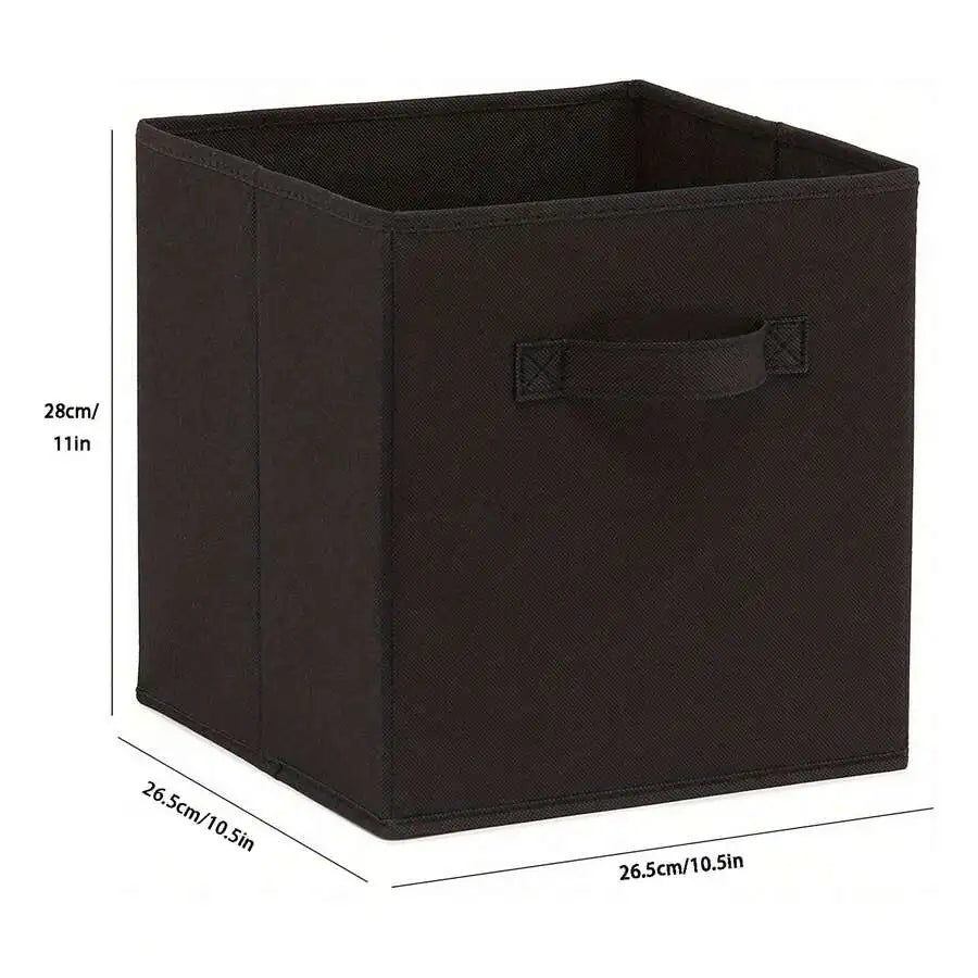 3/6-Pack Collapsible Fabric Cube Storage Box for arts and craft supplies