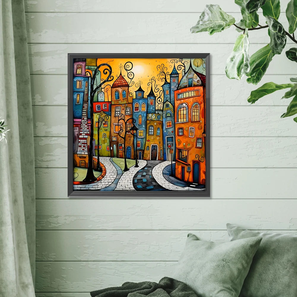 New 5D Diamond Painting Street Shops