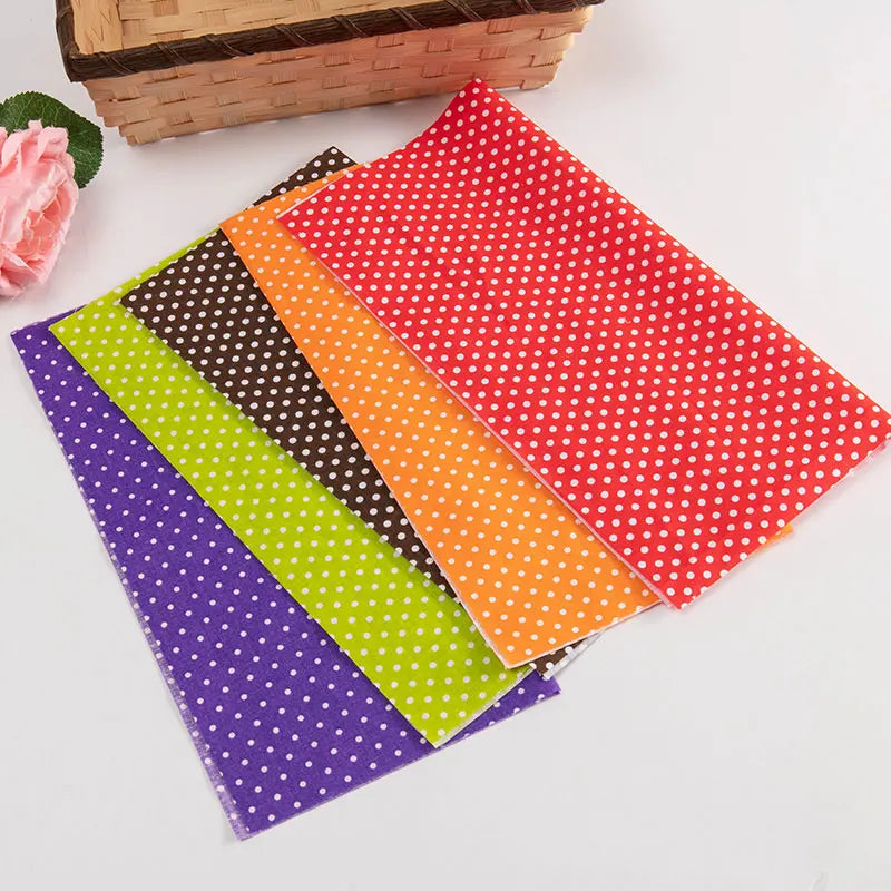 5Pcs/Set 25cmX25cm  Quilting Cloth Patchwork Needlework Handmade DIY Material