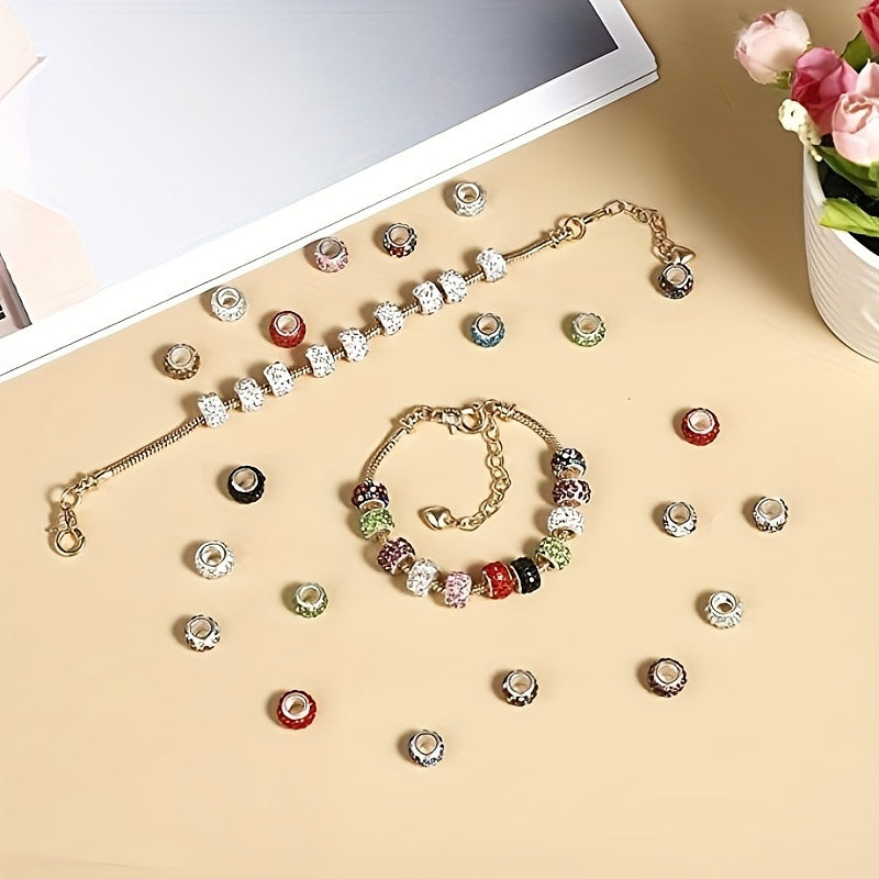 20 Pcs Serpentine Design Pendant Bracelets with Metal Toothed Alligator